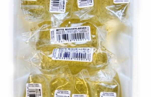 Hvítar Moyggjabita Larvur 45ml livandi