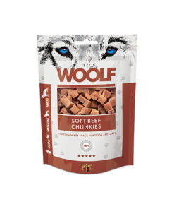 Woolf Soft Beef Chunkies 100g