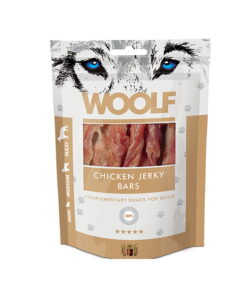 Woolf Chicken Jerky Bars 100g