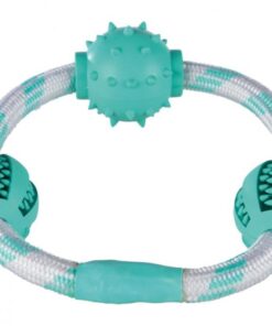 Denta Fun Rope Ring W/Balls