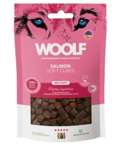Woolf Soft Cubes Salmon 100g