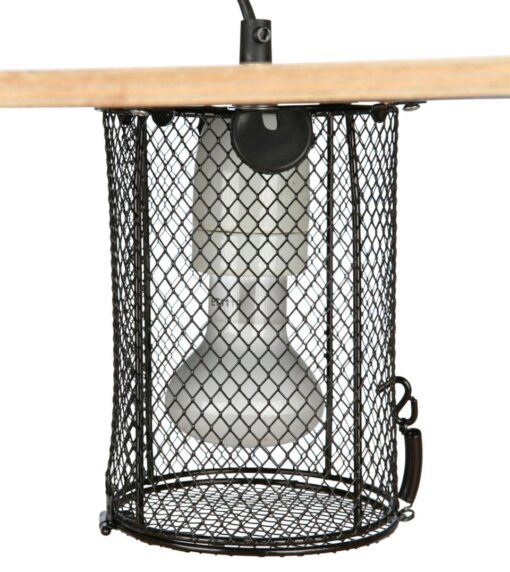 Protective cage for terrarium lamps