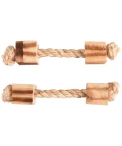 Gnaverlegetøj reb m klodser