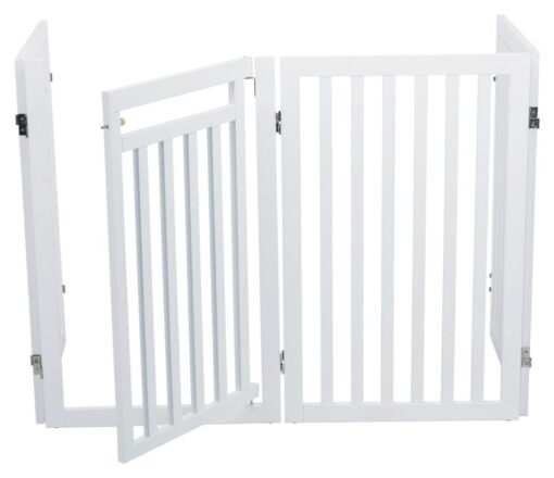 Dog Barrier W/Door 60-160x81cm