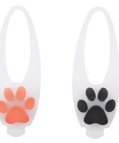 Flasher for dogs, ø 2.4 cm/8 cm, white with motif