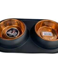 Osso Skålesæt 2 x 220ml, Ø11cm, sort/messing