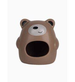 Smådjurshus Brun Björn 11x10x12cm Sten